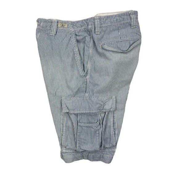 Tommy Hilfiger Mens Blue and White Shorts - Picture 2 of 5